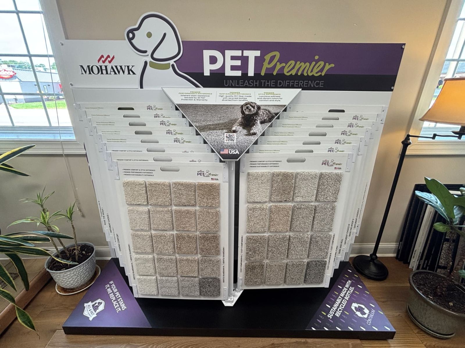 Mohawk Pet Premier carpet samples